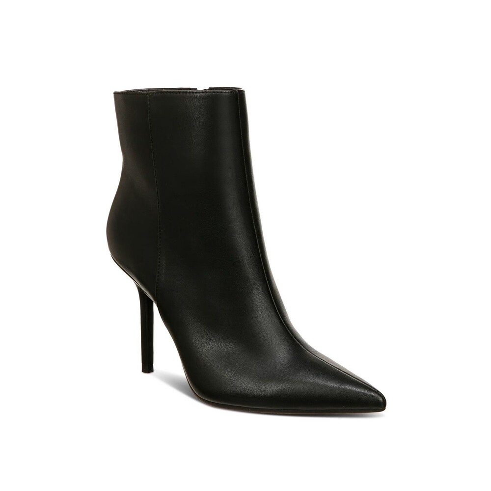 INC Womens 10 M Black Holand Pointed Toe High Heel Ankle Booties NIB TI7